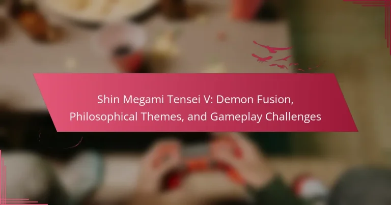 Shin Megami Tensei V: Demon Fusion, Philosophical Themes, and Gameplay Challenges