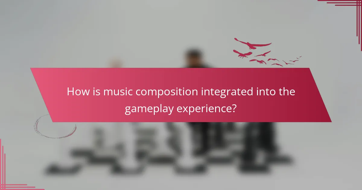 How is music composition integrated into the gameplay experience?